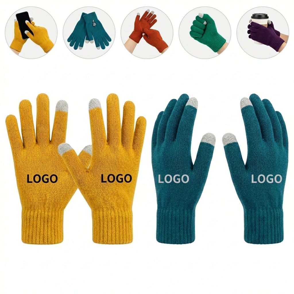 All-Weather Smart Touch Gloves - Universal Device Control & Warmth
