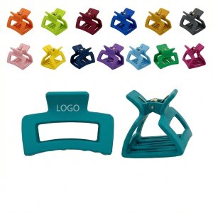 Secure-Grip Textured Hair Claws, Vibrant Multi-Color Set for Effortless Hold