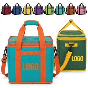 Lightweight Insulated Lunch & Shopping Cooler Bag with Durable Oxford Shell